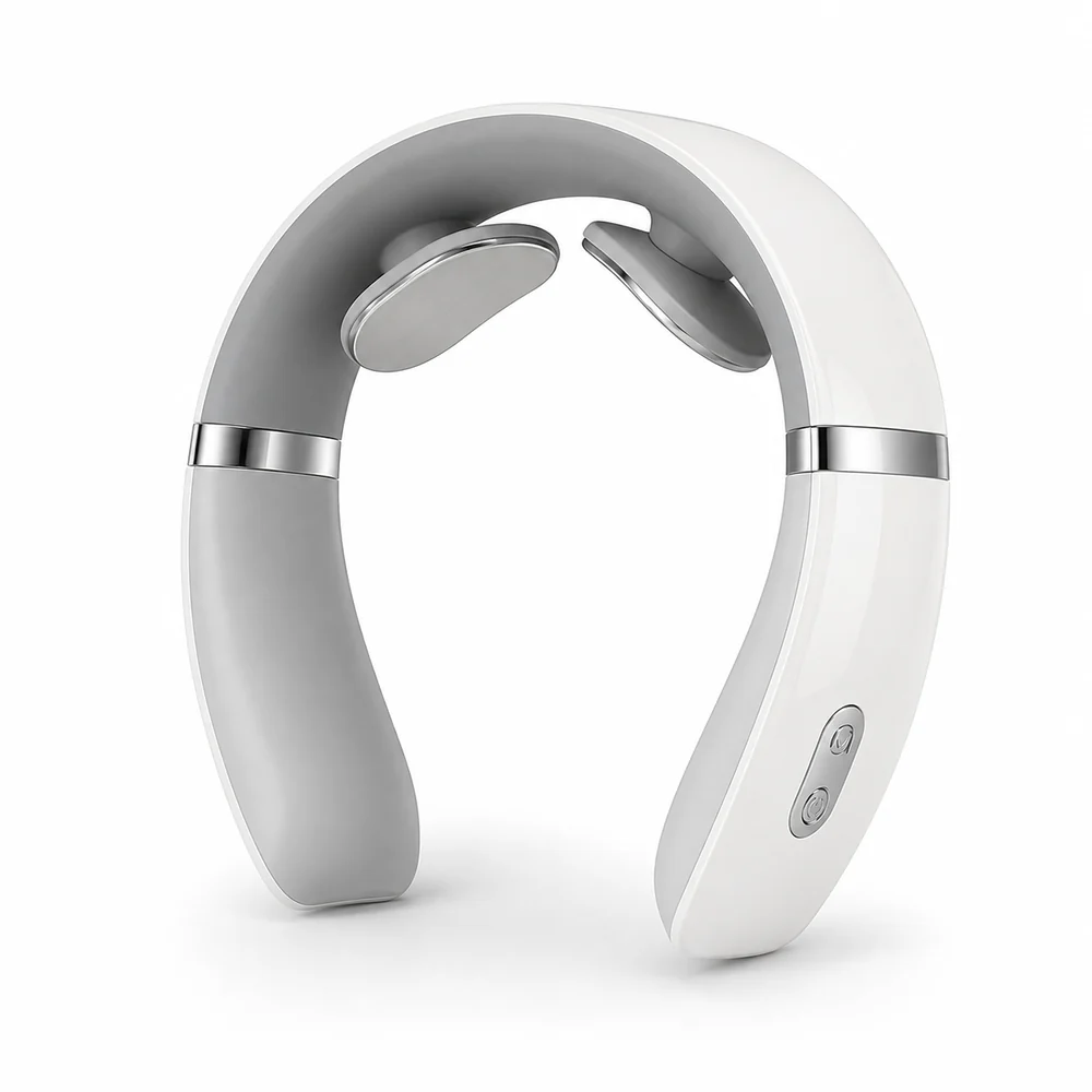 Collier à électrodes — Électrostimulation, 16 intensités — 200 g, sans fil